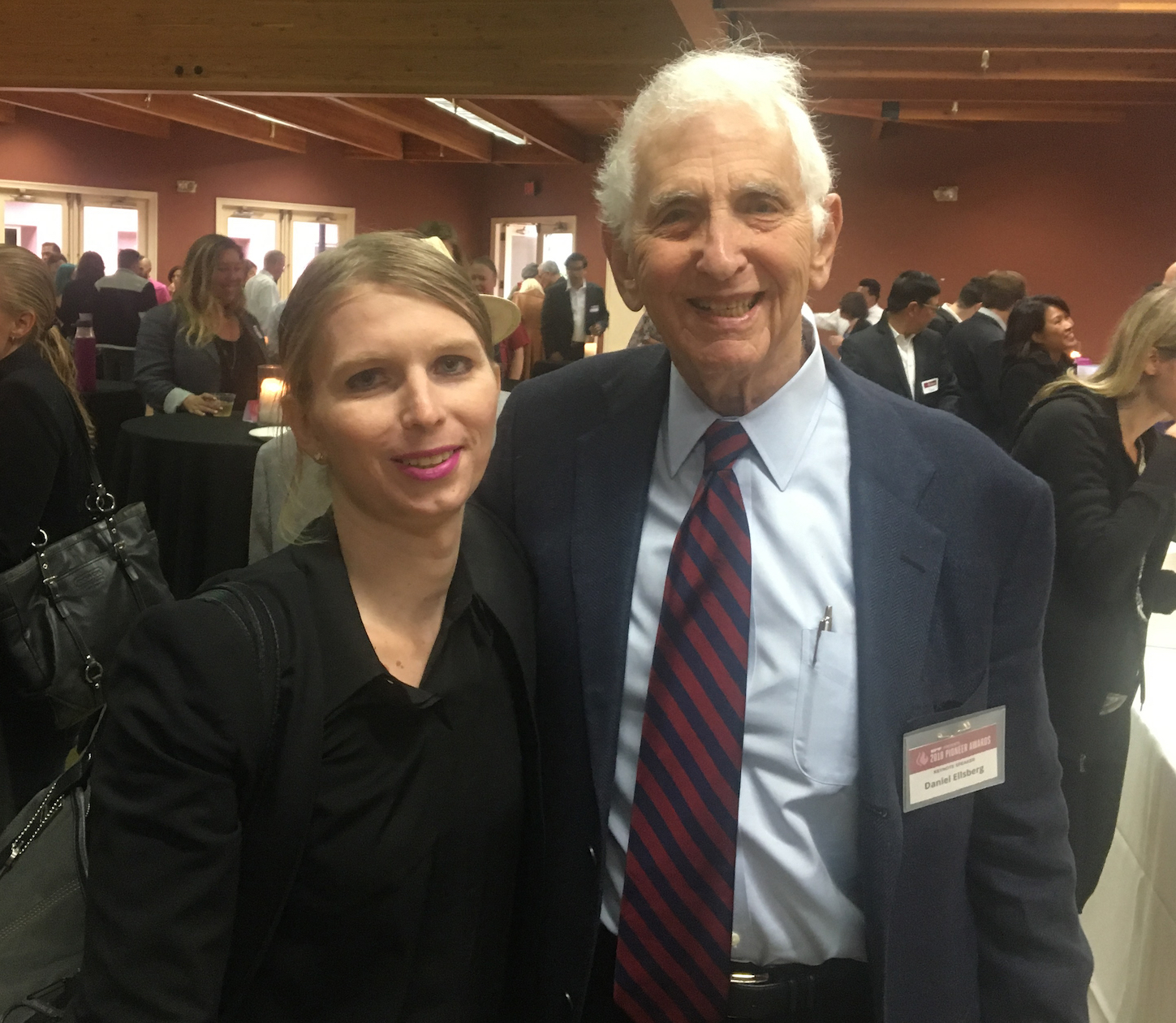 A Picture of Chelsea Manning and Daniel Ellsberg