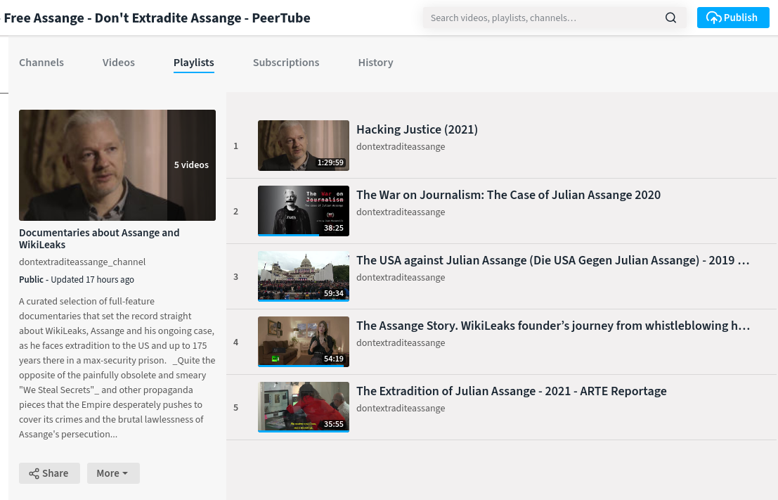 screenshot_documentaries_playlist_-_emergeheart_-_free_assange_-_don_t_extradite_assange_-_peertube.png